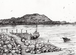 Iona desde Mull Escocia, 2007 de Vincent Alexander Booth